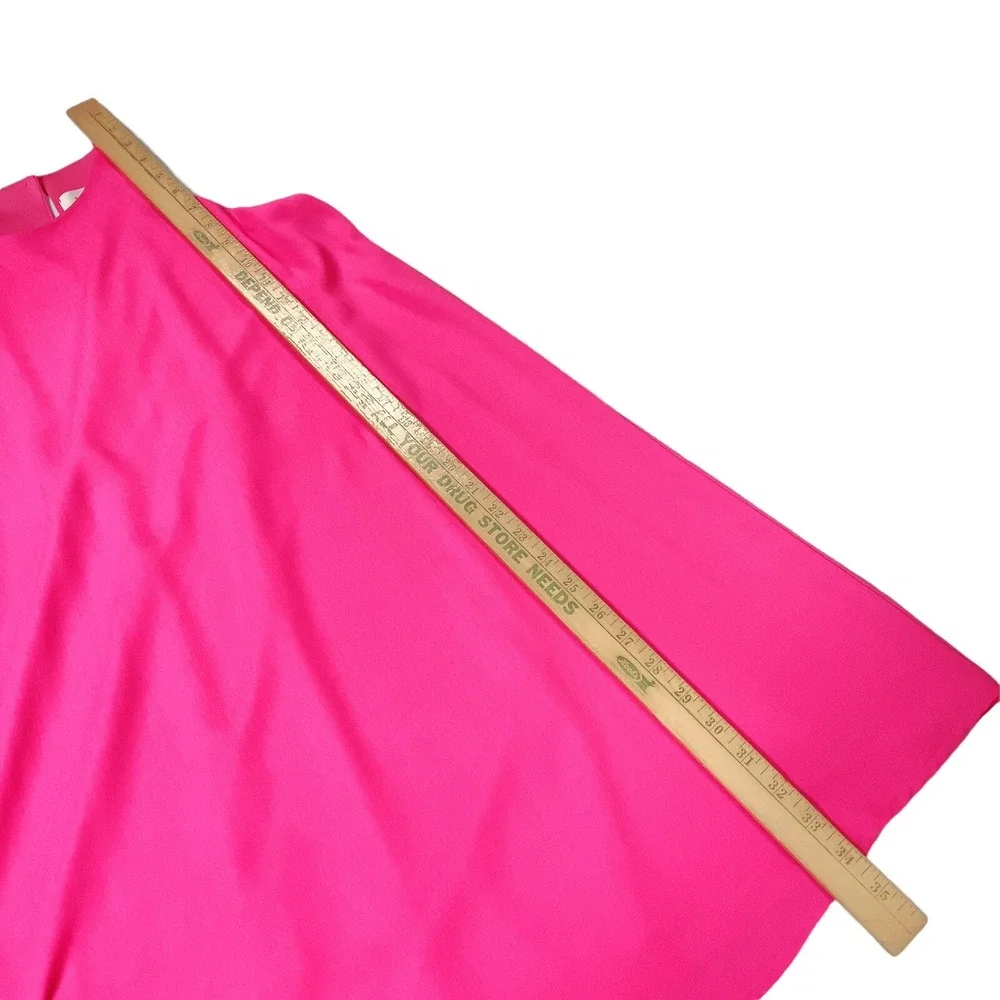 Everly Women's Small Pink Shift Dress Keyhole High Neckline Sleeveless‎ B205